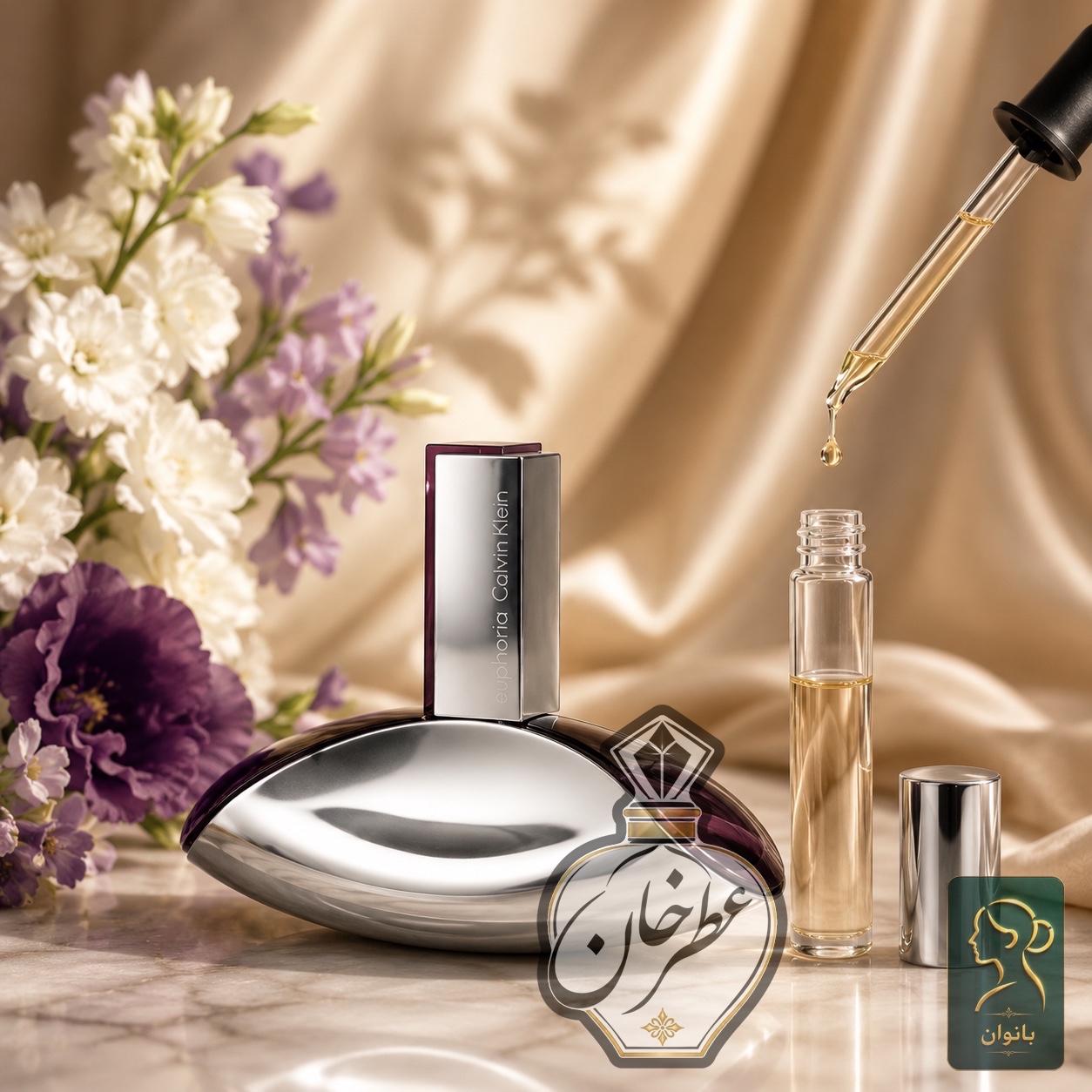 عطر زنانه شیرین و محبوب ایفوریا حداقل سفارش 20 گرم