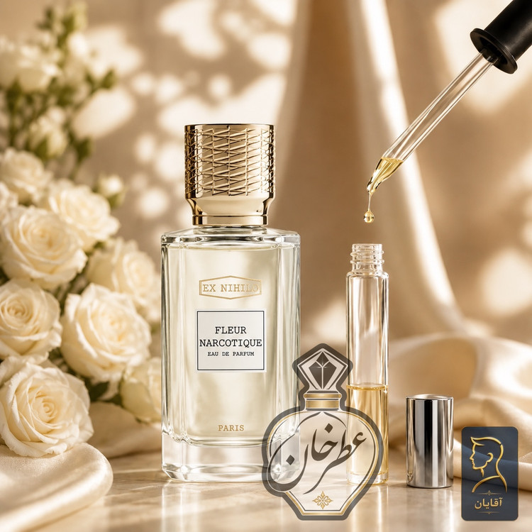 عطر خنک و جذاب گلی فلور نارکوتیک مردانه و زنانه(یونیسکس)حداقل سفارش از غرفه 20 گرم